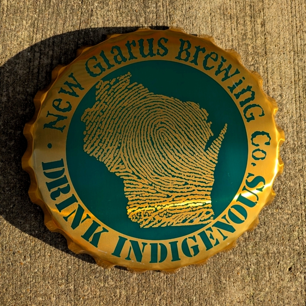 New Glarus Oversized Bottle Cap
